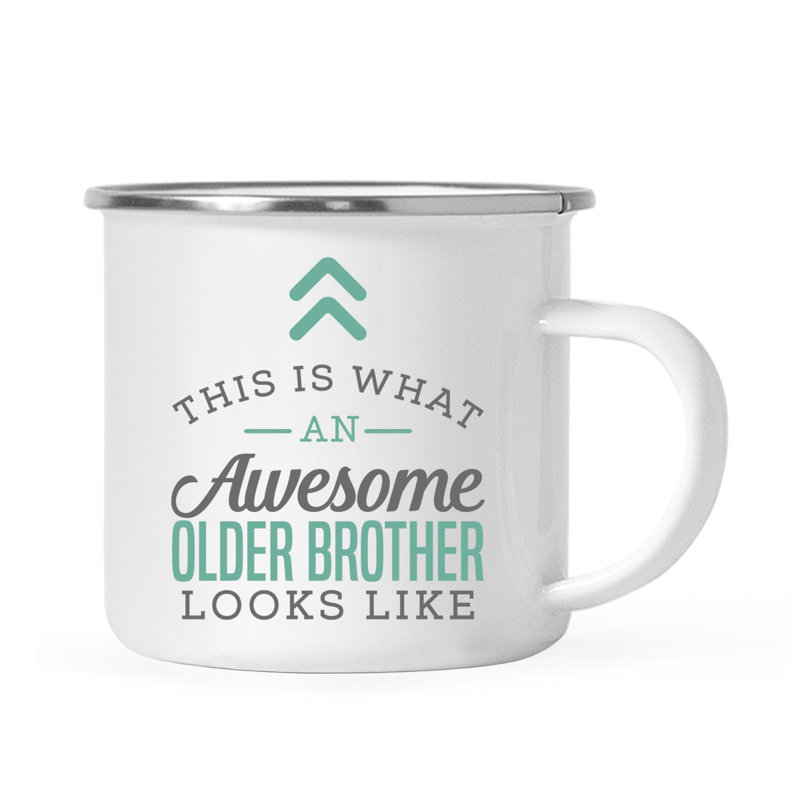 Stainless Steel Camping Mug, Older Brother