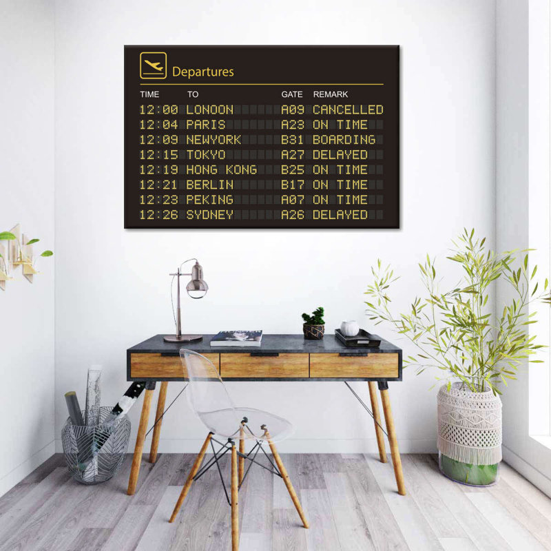 Impression sur toile, H 16 po x l 24 po x P 1,25 po