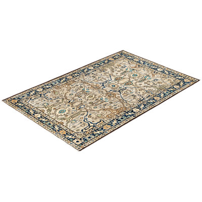 Dobbins One-of-a-Kind 3' 3" X 4' 11" Wool Area Rug Ivory