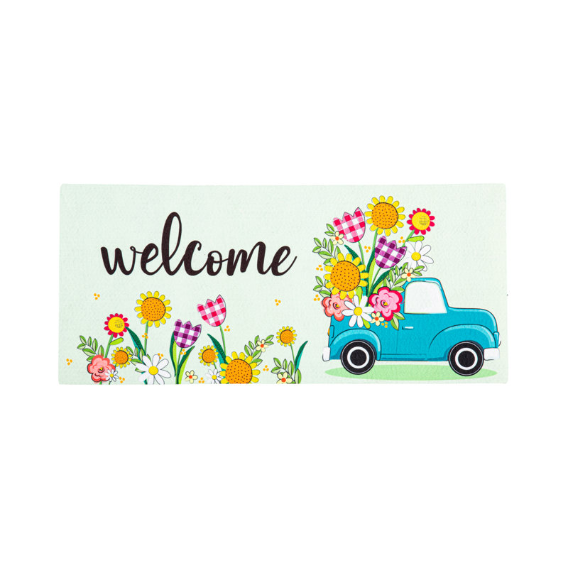 Tapis Quincoses Flower Truck Sassafras