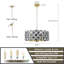 Lustre tambour 5 lumières Satnosh