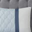 Édredon très grand 8 pièces, conception de courtepointe, coussins de broderie, lavage en machine facile, style, lavable-120274415