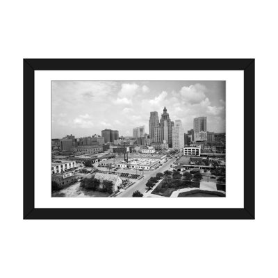" 1940s Skyline Of Business District Of Houston Texas From City Hall " by Vintage Images