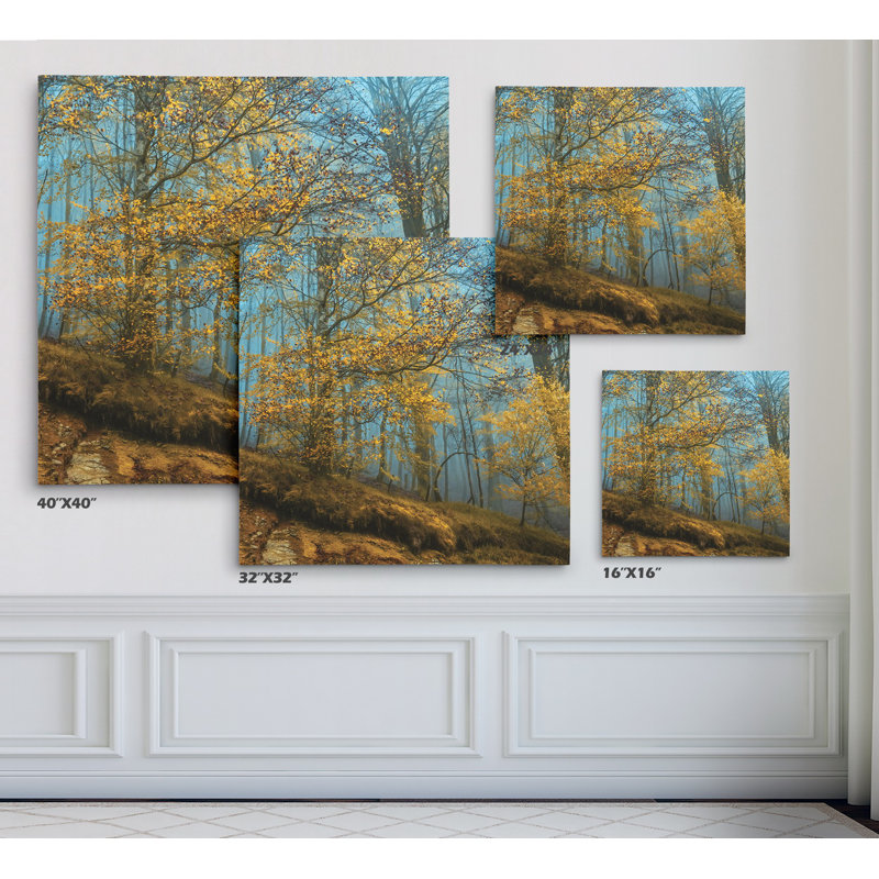 «Play the Yellow Blues», reproduction de photo, Toile tendue, H 16 po x l 16 po x P 1,5 po