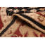 Tapis noir foncé et rouge Chobi Finest 8 pi 10 po x 8 pi 10 po