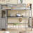 Twin Size Loft Bed With Drawers - Solid Wood Construction For Comfort Gray Desk: Comfortable Workspace-167286041