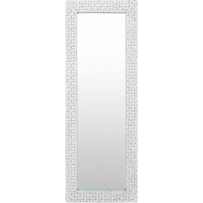 Wood Flat Wall Mirror