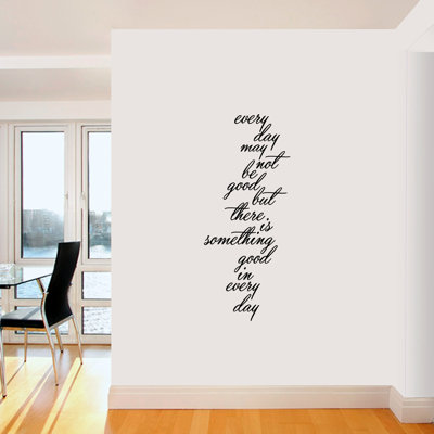 Text & Numbers Non-Wall Damaging Wall Decal