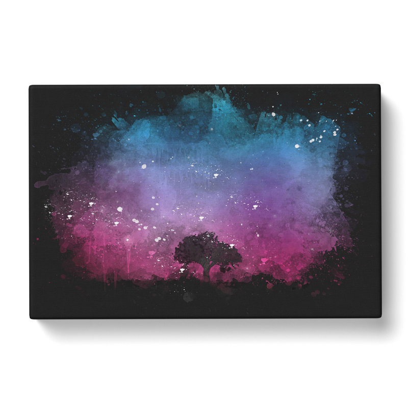 Tree Under the Cosmos - Wrapped Canvas, 40cm H x 60cm W x 3cm D