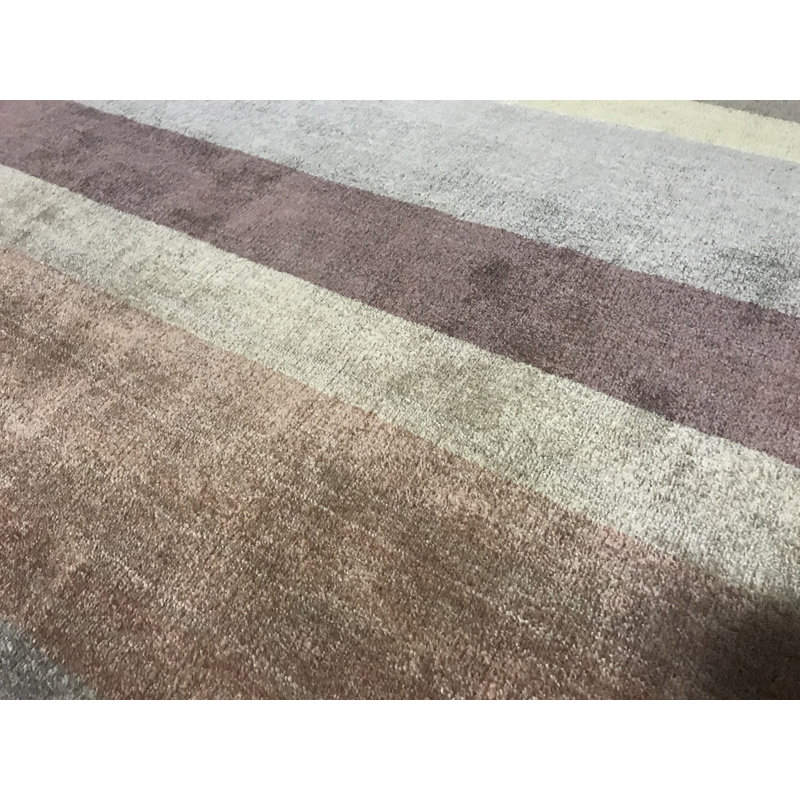 Hand-Knotted High-Quality Brown Area Rug