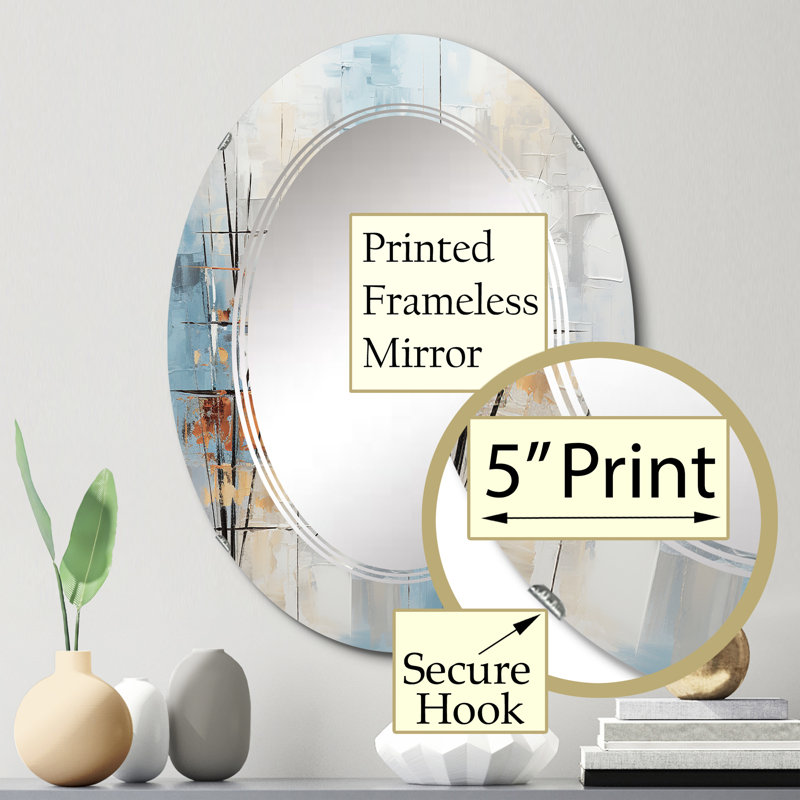 Miroir mural Thucydides, 30 po x 20 po