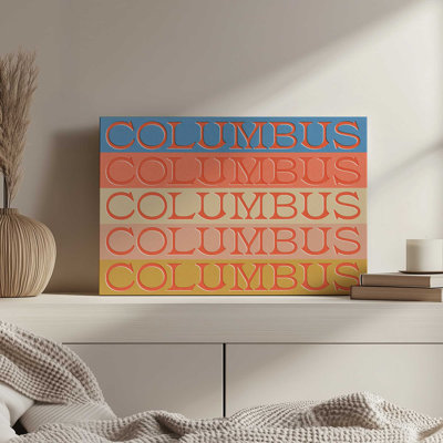 Columbus Stack by Deny Designs Art Print