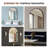 Aluminum Framed Arched Wall Mounted Bathroom Vanity Mirror-1171983127-1171983125