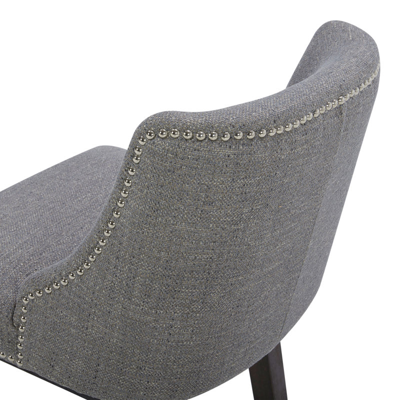 Shurma Swivel Upholstered Counter Stool, Fog