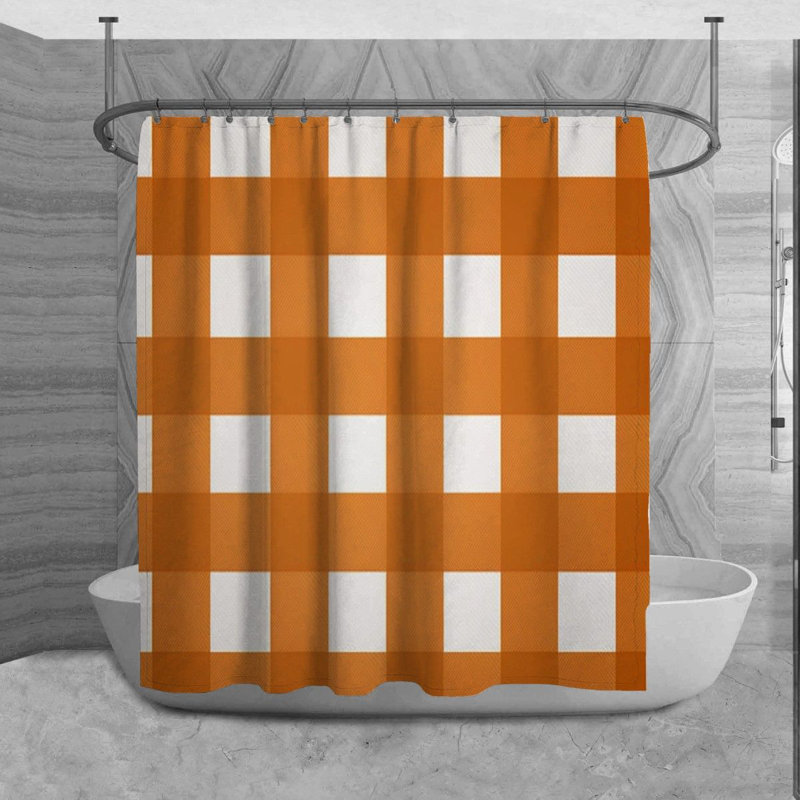 Rideau de douche Naiym Gingham, H 73 po x l 70 po