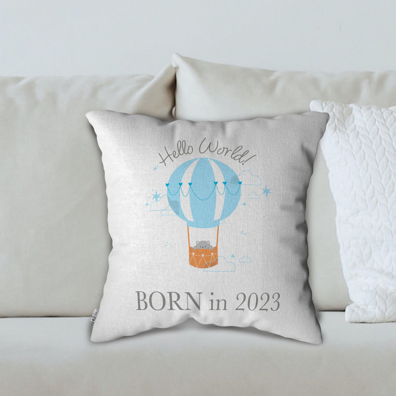 White Square Throw Pillow Cover