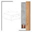 Rye Four Leg Coffee Table with Storage