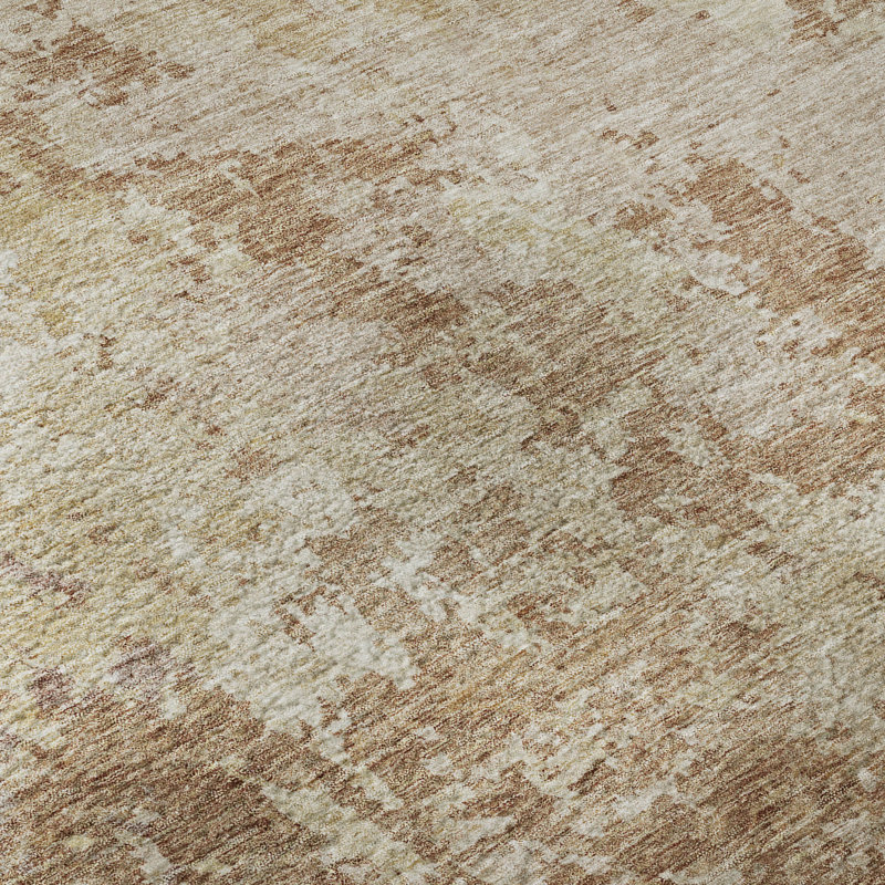 Tapis moderne de qualité supérieure lavable à la machine Gurubaksh AMF1162, Rectangle 3 pi x 5 pi