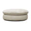 Callie Round Leather Ottoman