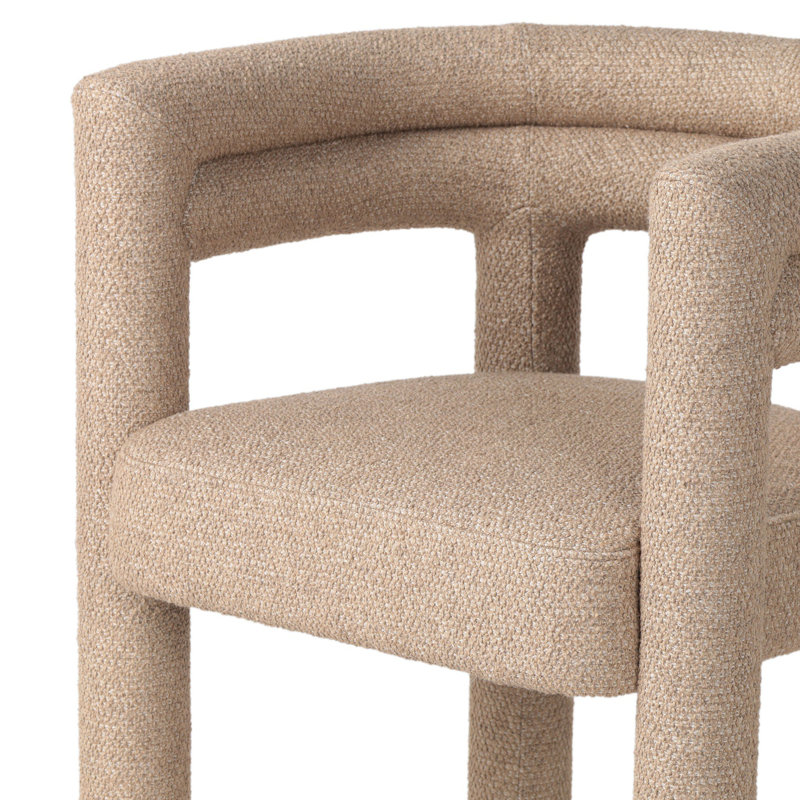 Tacova Dining Chair-Surrey Cocoa, Charter Oatmeal