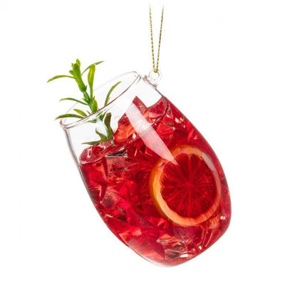 Glass Of Sangria Ornament
