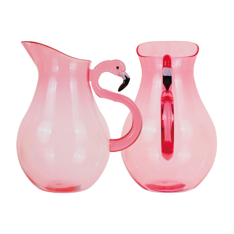 2-Piece Flamingo Pitcher 2.7QT