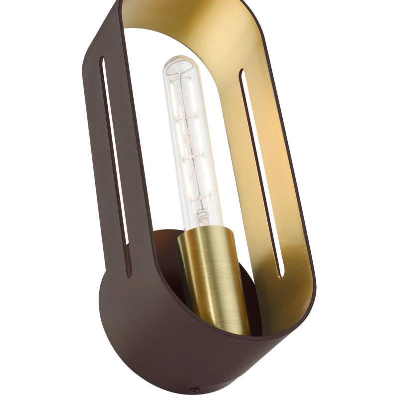 Ahmadou Flush Mounted Sconce, Bronze