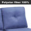 Canapé modulaire d'extérieur en osier avec coussins 73,62 po Deb-2080313857-2080313862