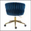 Chaise de bureau polyvalente à hauteur réglable avec pivot à 360 ° et dossier fait à la main pour diverses pièces-1053341682