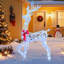 Renne de Noël illuminé 5 pi avec 100 lumières DEL, décoration de Noël pour la maison
