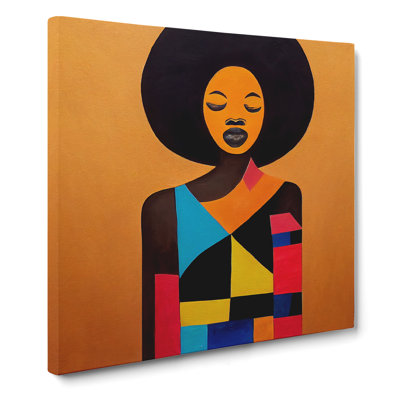 African Woman Abstract No.1 - No Frame Print