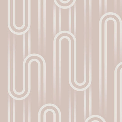 A4 Sample-Envy Ups n Downs Geometric Wallpaper