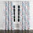 French Country Window curtains - Pink Soft Toile Grommet Curtain - 1 Panel-162264605-162264603