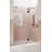Halo 61.5 in. x 78 in. Frameless Glass Hinge Shower Door-59371495