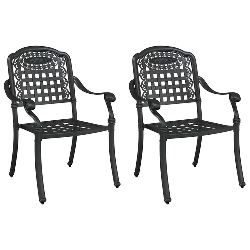 Patio Dining Armchair, Black