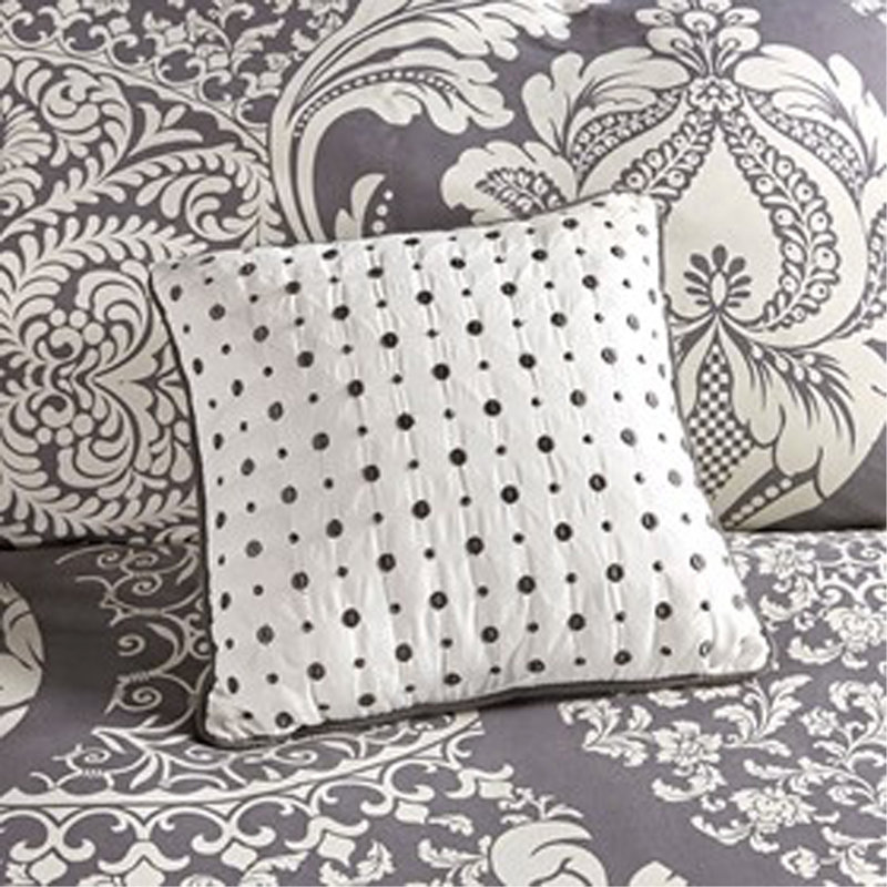 7 Piece Cotton Printed Comforter Set Indigo Cal King, California King Comforter + 6 Additional Pieces