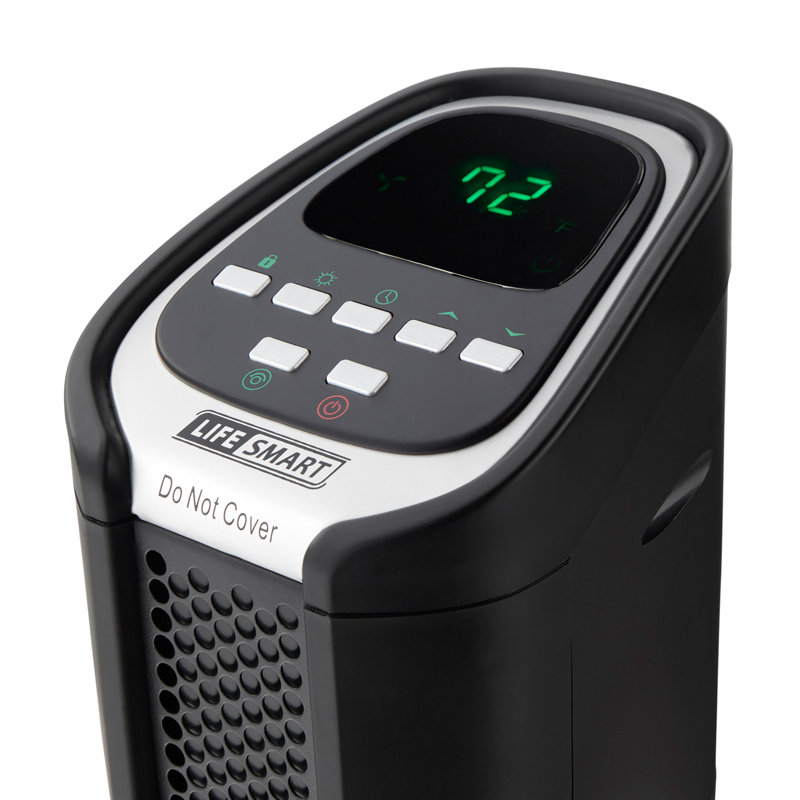 Lifesmart 1500 W 5118 BTU Electric High Efficiency Tower Space Heater