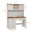 Farmhouse 67" H Executive Desk With Hutch And LED Light-460179437