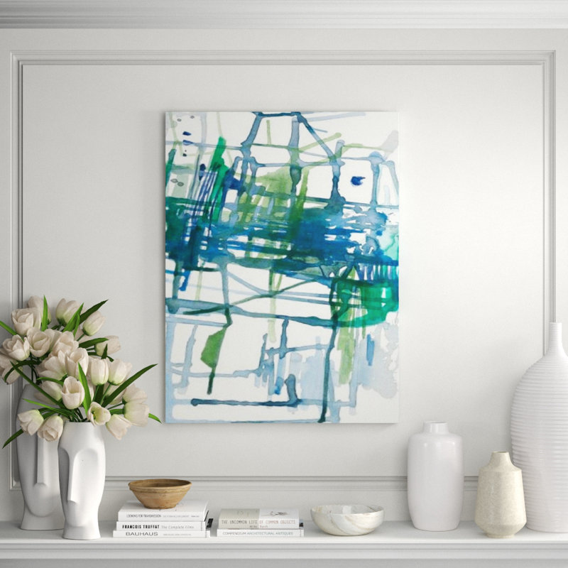 Complex Mind I Print by Sara Brown, 72" H x 54" W, Image Brush Gel