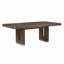 Ensemble de salle à manger 5 pièces Table extensible avec 4 chaises d'appoint Beige-1688013699