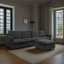Canapé modulaire surdimensionné polyvalent avec méridienne réversible pour un confort ultime-2136981106