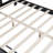 Selenia Elegant Solid Wood Platform Bed with Upholstered Headboard-1671884834-1671884833