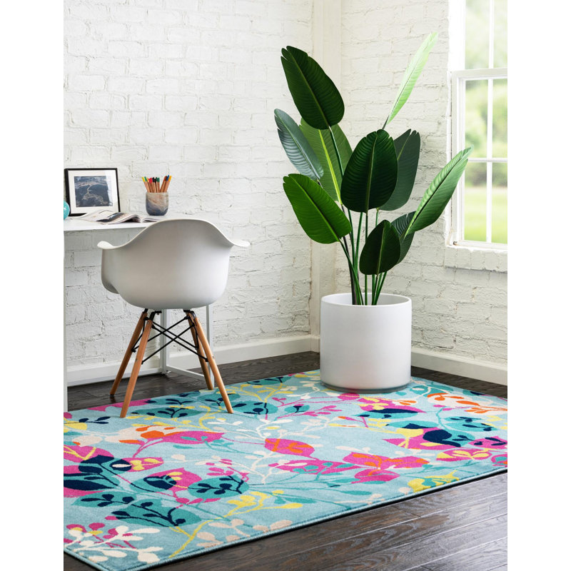 Analiese Floral Indoor Rug, Rectangle 7'10" x 10'