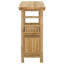 Console vidaXL en bambou naturel 31,50 x 13,78 x 29,53-129917541
