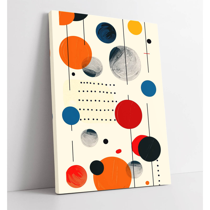 Moody Hippie minimalistic pattern Canvas Wall Art Print Picture, 30.48cm H x 20.32cm W