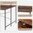 Square Metal Base Computer Desk