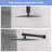 8" Square Rainfall Shower Head, Wall/Ceiling Mounted-118580314