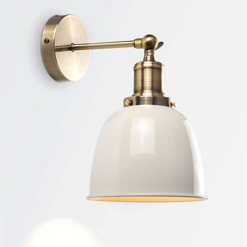 Axton Armed Sconce, No, Cream