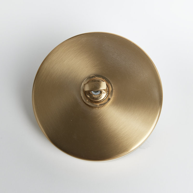 Capra Pendant Small, Gold, 16.5" H x 11" W x 11" D
