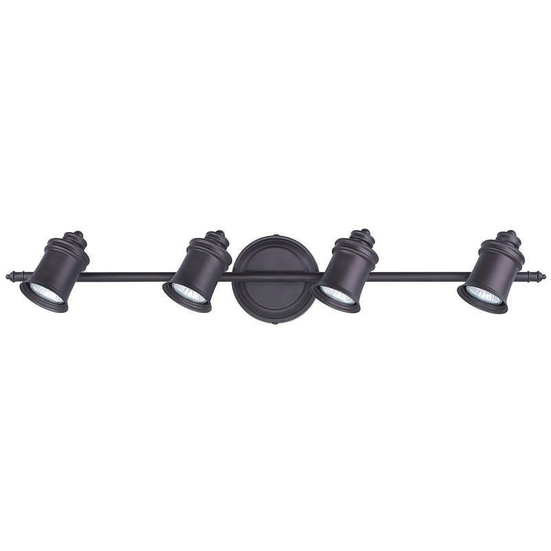 Éclairage pour meuble-lavabo 4 lumières Lawrence, Bronze huilé